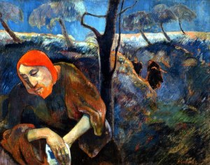 The Agony in the garden by Gaugin