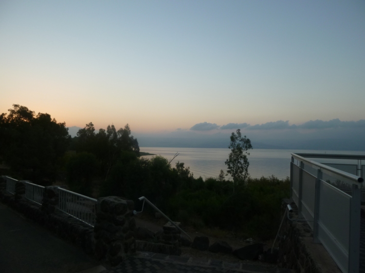 Early morning on the Sea of Galilee