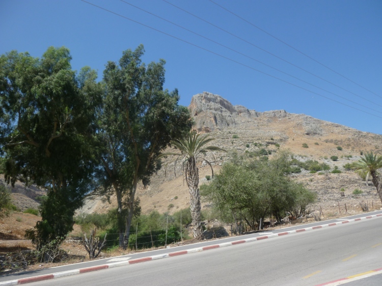 Looking back at the mountain I have just descended from Wadi Hamam